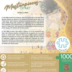 Masterpieces of Art - The Kiss - 1000 Piece Puzzle