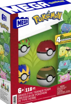 Mega Construx Pokemon - Grass-Type Trainer Team