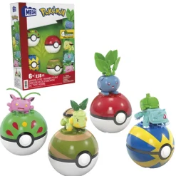 Mega Construx Pokemon - Grass-Type Trainer Team