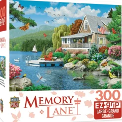 Memory Lane - Lakeside Memories - 300 Piece EzGrip Puzzle