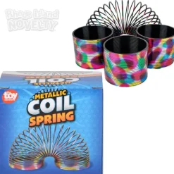 3" Metallic Rainbow Coil Spring