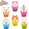 2" Micro Squish Animal Bubble Tea