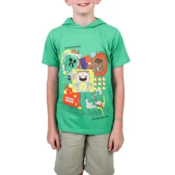 Minecraft: Build/Explore/Create - Youth Cosplay Hooded Tee