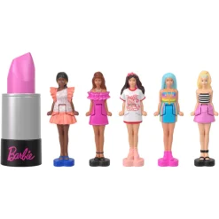 Mini Barbieland - 5-Pack Fashionista Dolls in Lipstick Tubes