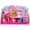 Mini Barbieland Doll And Accessories - House with Pink Spiral Slide