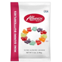Mini Gummi Butterflies 5 lb. Bag