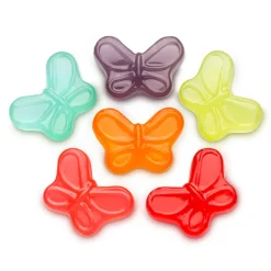 Mini Gummi Butterflies 7.5 oz. Peg Bag