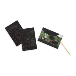 Mini Kit Scratch and Scribble Scratch Art Kit - Playful Pups