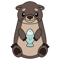 Mini Squishable - River Otter - 9