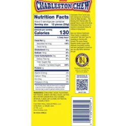 Mini Vanilla Charleston Chew Candy Bars 3.5-oz. Theater Box