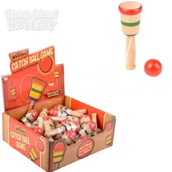 4" Mini Wooden Catch Ball Game