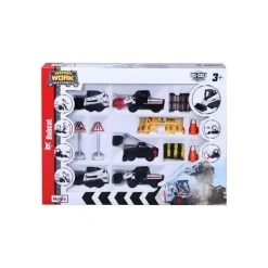 1:64 3" Mini Work Machines Bobcat Play Set