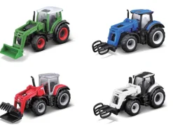 1:64 3" Mini Work Machines Tractors + Frontloader Assorted Styles