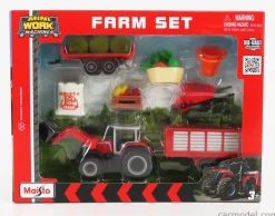 1:64 3" Mini Work Machines Tractors & Farm Gift Set