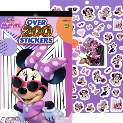Minnie Bowtique 4 Sheet Foil Cover Sticker Pad, 200+ Stickers