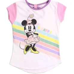 MINNIE MOUSE White Girls 4-6X T-Shirt