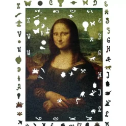 Mona Lisa Wooden Puzzle - 1,000 Pieces