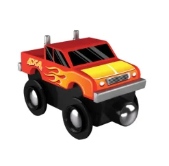 Monster Truck Wood Toy Train