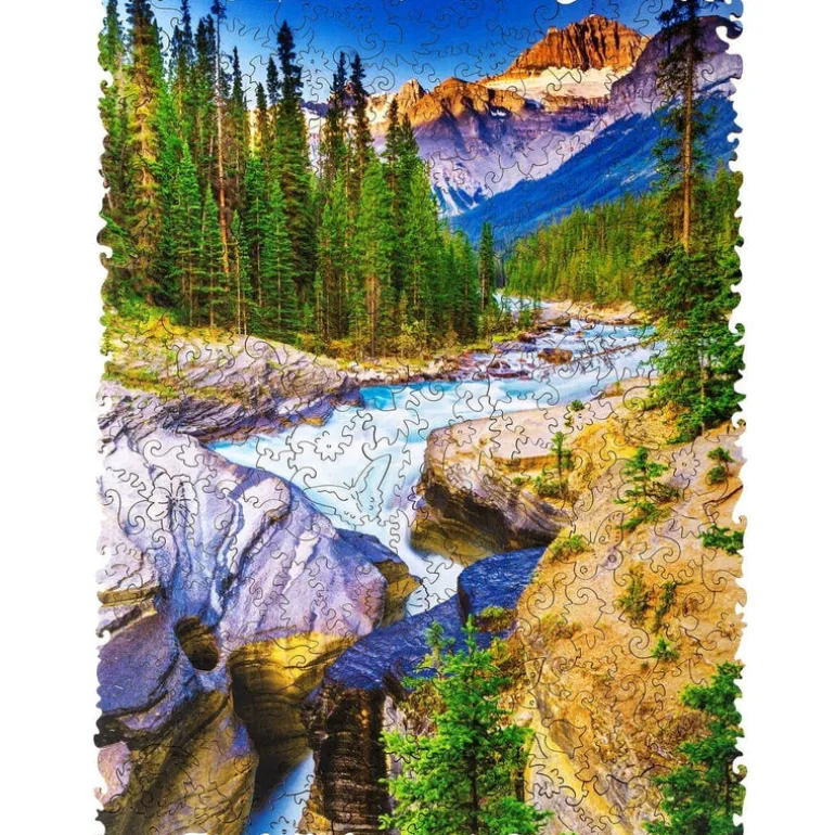 Mountain Creek Wooden Jigsaw Puzzle