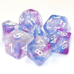 Nebula Star - 7 Dice Set with Bag