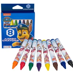 Nickelodeon Paw Patrol 8 Count Jumbo Crayons