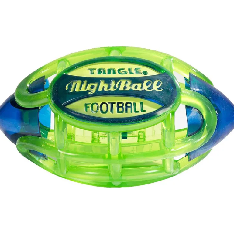 Nightball Glow in the Dark Light Up Matrix Football Blue/Green
