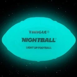 Nightball Glow in the Dark Light Up Football Blue