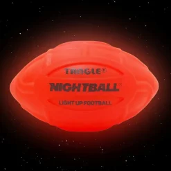 Nightball Glow in the Dark Light Up Football Red