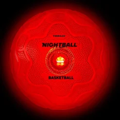 Nightball Glow in the Dark Light Up Basketball Red