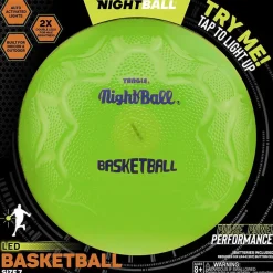 Nightball Glow in the Dark Light Up Basketball Green