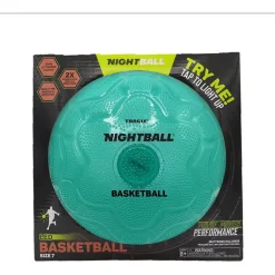 Nightball Glow in the Dark Light Up Basketball Teal