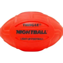 Nightball Glow in the Dark Light Up Football Red