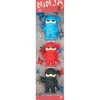 Ninja Erasers Set of 3