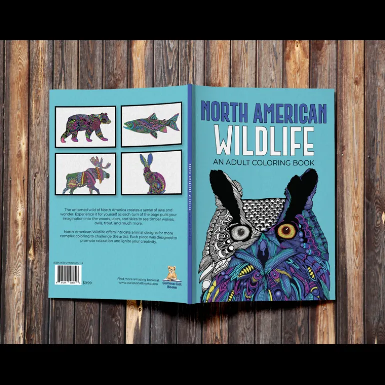 North American Wildlife - An Adult Coloring Book