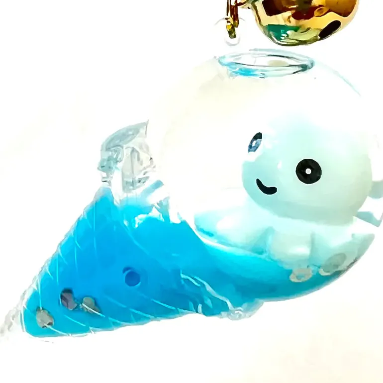 Octopus Ice Cream Floaty Key Charm