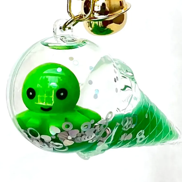 Octopus Ice Cream Floaty Key Charm