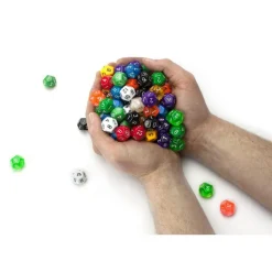 100+ Pack of Random D12 Polyhedral Dice in Multiple Color