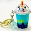 Panda Boba Tea Floaty Key Charm