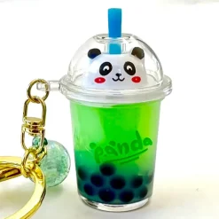 Panda Boba Tea Floaty Key Charm
