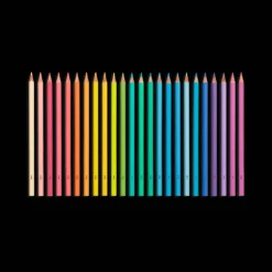 Pastel Hues Colored Pencils - Set of 24