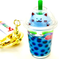 Pastel Kitty Floaty Key Charm