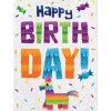Piñata Glitter Birthday Card Glitter Text