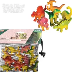 12 Piece Baby Dinosaur Mesh Bag Play Set