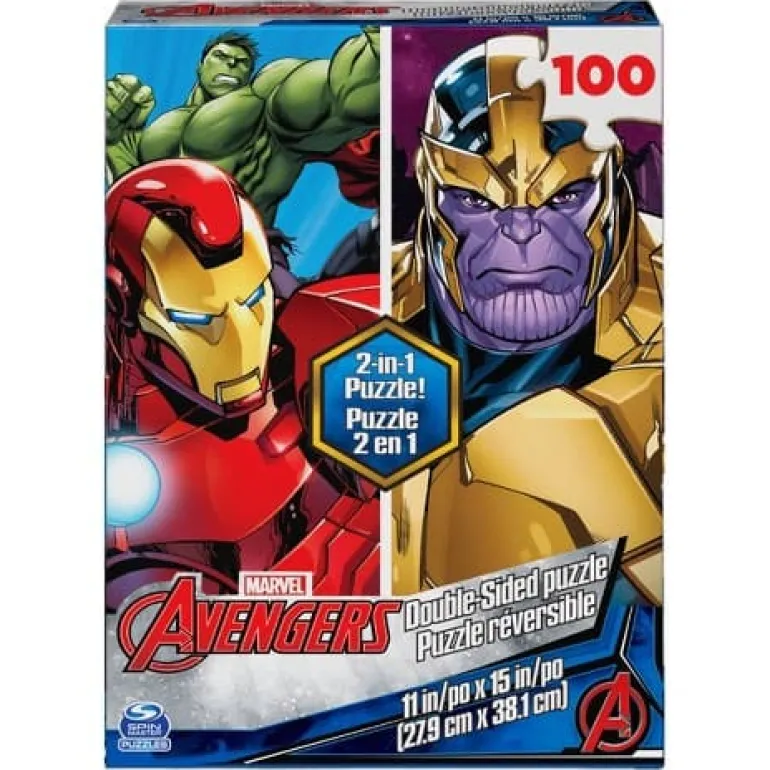 100 Piece Double Sided Puzzle Assortment