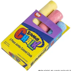 3 Piece Jumbo Sidewalk Chalk 4"