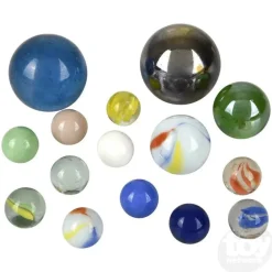 160 Piece Marble Set In A Tin Box