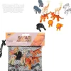 12 Piece Safari Kids Mesh Bag Play Set