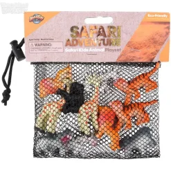 12 Piece Safari Kids Mesh Bag Play Set