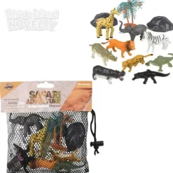 12 Piece Safari Mesh Bag Play Set