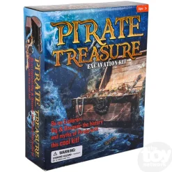 6" Pirate Treasure Chest Dig Kit